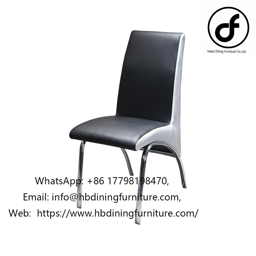 Factory supplier White PU low legs Dining chairs