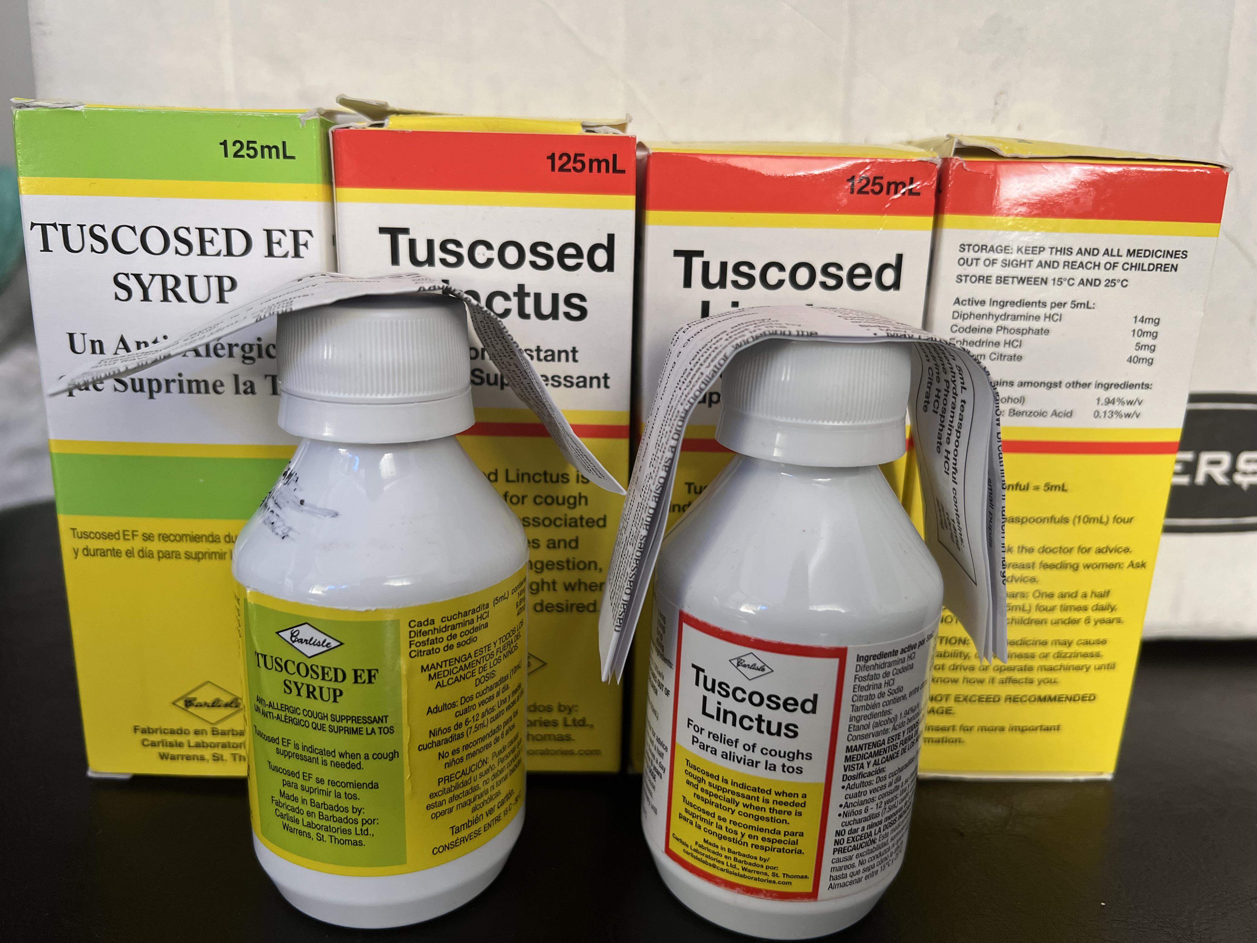 Tuscosed Codeine Linctus Cough Syrup