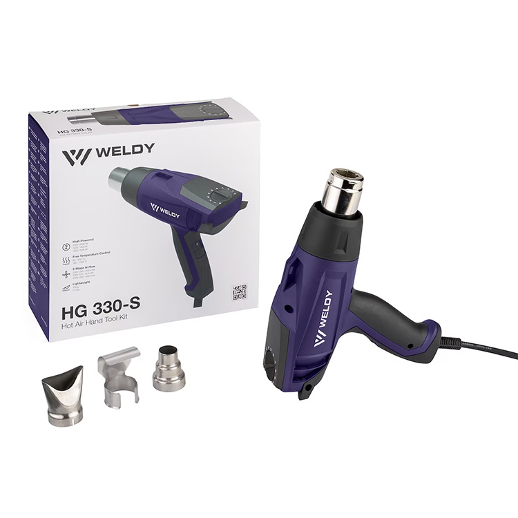Weldy HG 330-S 230V/2000W EU Plug Car Wrapping Kit Hot Air Gun 130.940