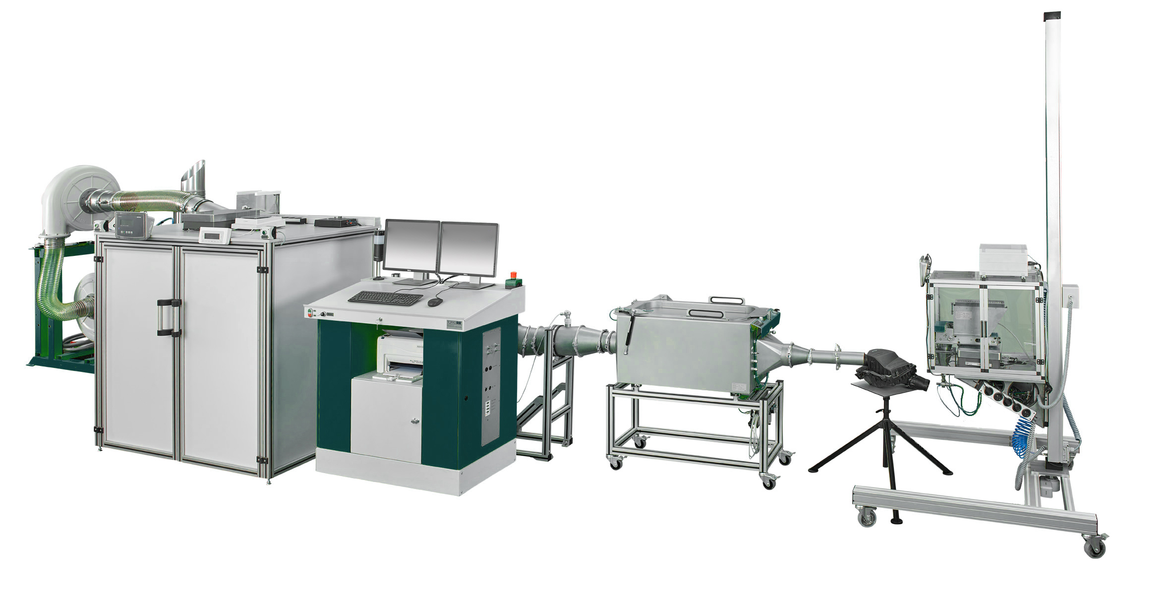 Advanced Vehicle and Aircraft Air Intake Filter Test System