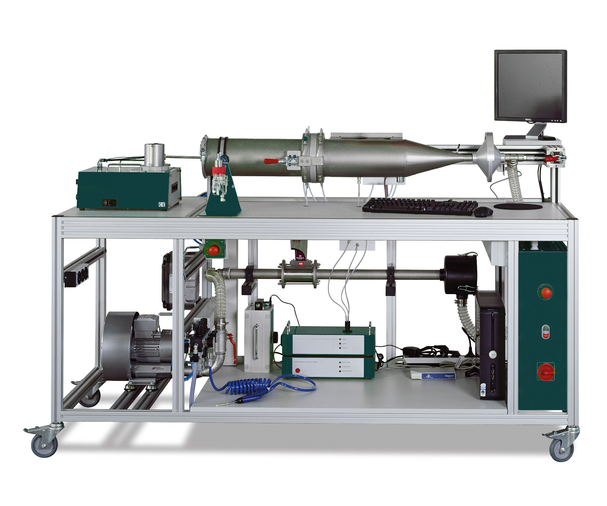 High-Precision ISO 16890 Filter Media Test Rig for R&D and QC