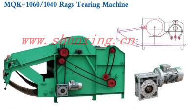 оборудование для регенерации текстильных отходов  MQK-1060/1040